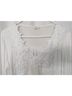 Pol White Long Sleeve Blouse Size M - photo 6