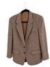 Sears Houndstooth Brown Tan Blazer Size M - photo 1