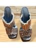 Azalea Wang Solid Blue Wedges Size 7 - photo 7