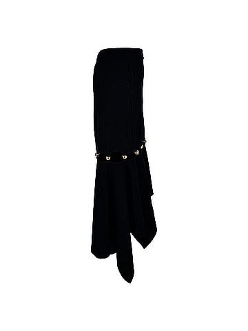 Alexander Wang Alexander Wang Knitted Midi Skirt in Black Viscose (view 2)