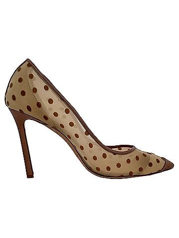 Jimmy Choo Jimmy Choo Polka Dot Pumps in Beige Mesh (view 1)
