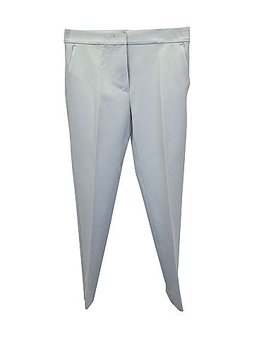 Max Mara Max Mara Cropped Trousers in Mint Viscose (view 1)