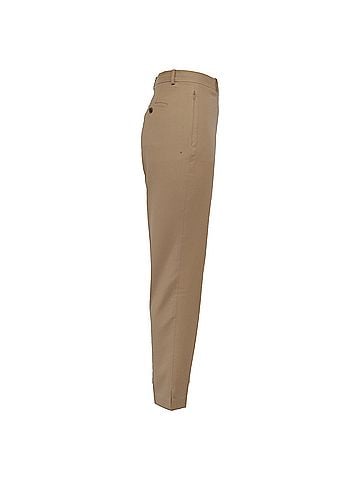 Theory Theory High-Rise Trousers in Beige Wool (view 2)