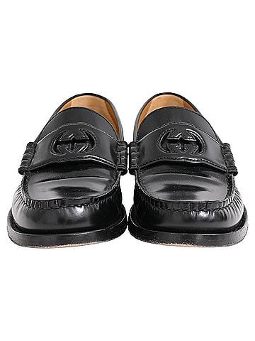 Gucci Gucci Interlocking G Logo in Black Leather (view 2)