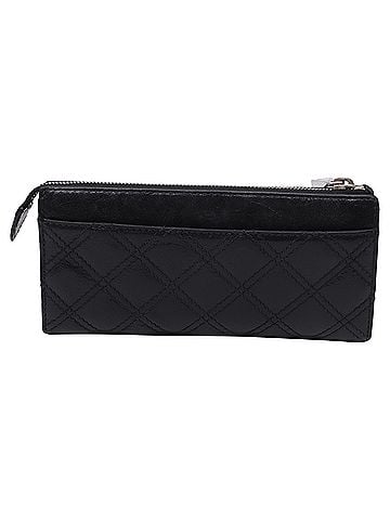Marc Jacobs Marc Jacobs Multipocket Quilted Continental Wallet in Black Leather (view 2)