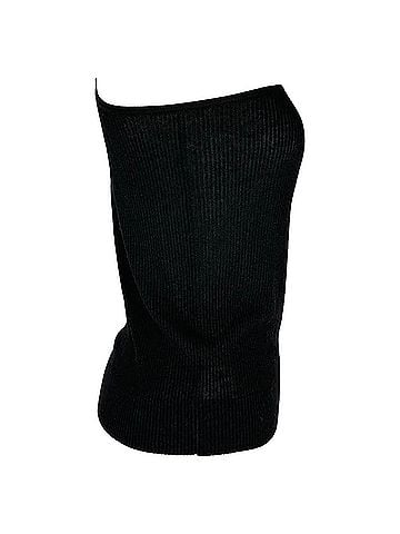 IRO Iro One Shoulder Top in Black Viscose (view 2)