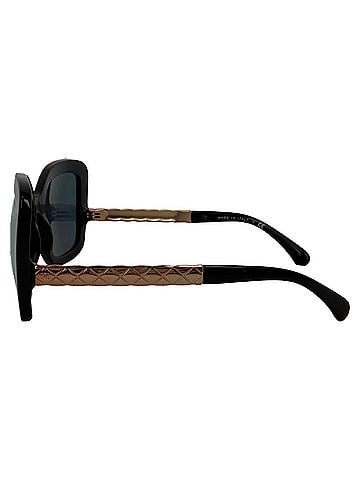 Chanel Chanel CH5370 Sunglasses Oversized Square Frame in Black Acetate (view 2)