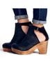 Free People 100% Leather Black Mule/Clog Size EU 38 - photo 12