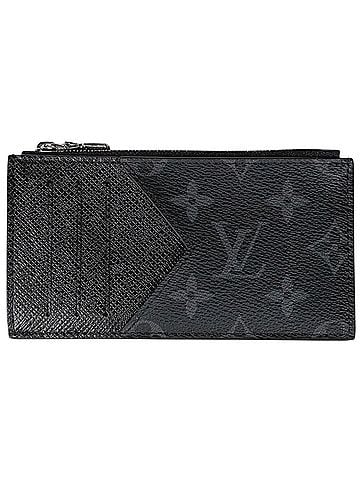 Louis Vuitton Louis Vuitton Coin Card Holder Wallet/Coin Case Taigarama Noir (Black) M30271 Men's (view 1)