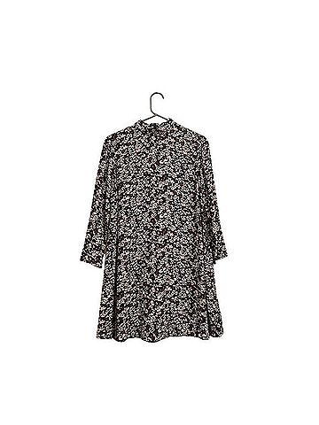 Ganni Floral Print Mock Neck Shift Dress Casual Dress (view 2)