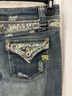 Miss Me Camo Blue Green Jeans Size 30 waist - photo 4