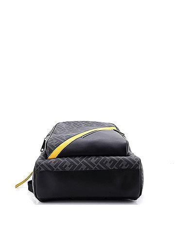 Fendi Front Pocket Backpack Zucca Coated Canvas and Leather Large (view 2)
