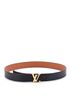Louis Vuitton 100% Leather Black LV Initiales Reversible Belt Leather Medium One size - photo 2