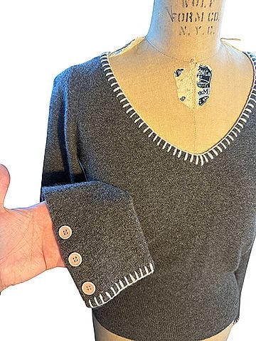 Neiman Marcus Wool Pullover Sweater (view 1)