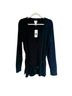 Chico's Black Ribbed Tie Waist Cardigan Cardigan - photo 1