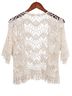 Esprit 100% Acrylic Solid Ivory Cardigan Size S - photo 2