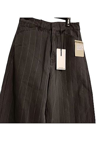 OAT Grey jacquard pinstripe Jeans (view 1)
