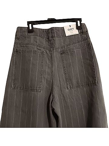 OAT Grey jacquard pinstripe Jeans (view 2)