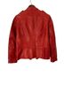 Black Rivet 100% Leather Orange Leather Jacket Size XL - photo 2