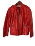 Black Rivet 100% Leather Orange Leather Jacket Size XL - photo 1