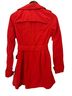 H&M Vibrant Red Belted Trench Coat Trenchcoat - photo 2