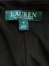 Ralph Lauren Solid Black White Cocktail Dress Size 16 - photo 6