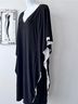 Ralph Lauren Solid Black White Cocktail Dress Size 16 - photo 3