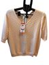 Ella Moss Ivory Short Sleeve Blouse Size XXL - photo 1