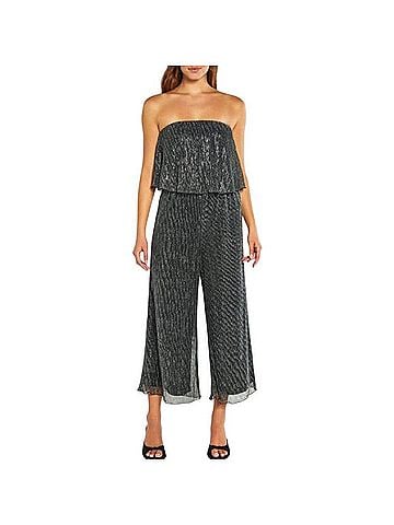 Wildfox Benicia Sparkle Plisse Jumpsuit Jumpsuit (view 1)