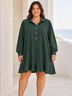Tuckernuck Multi Color Green Casual Dress Size XXL - photo 4