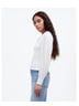 Madewell White Long Sleeve Blouse Size XS - photo 4