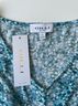 Gilli Floral Blue Green White Short Sleeve Blouse Size 1X - photo 3
