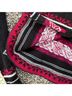 Hanna Andersson 100% Cotton Floral Multi Color Black Turtleneck Sweater Size S - photo 5