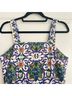 Sam Edelman Floral White Blue Casual Dress Size 4 - photo 3