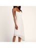 Lulus 100% Polyester 100% Polyester White Cocktail Dress Size L - photo 3