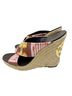Tory Burch Aztec Or Tribal Print Multi Color Sandals Size 9 - photo 3