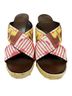 Tory Burch Aztec Or Tribal Print Multi Color Sandals Size 9 - photo 4