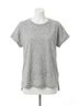 Hatch Solid Gray Everyday Linen Tee in Heather Grey Size 4 - photo 1