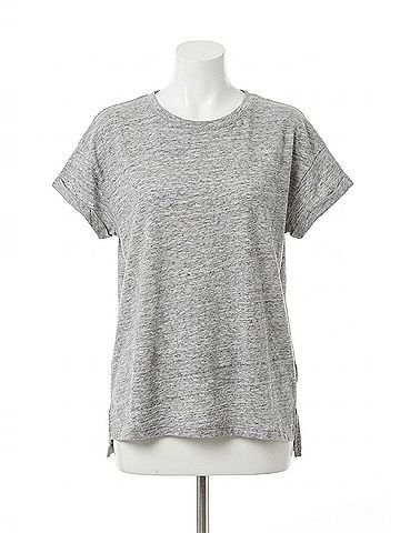Hatch Everyday Linen Tee in Heather Grey (view 1)