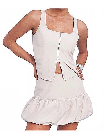 Amanda Uprichard Violet Top in Gazette (view 2)