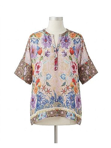 Johnny Was Louella Blouse in Deco (view 1)