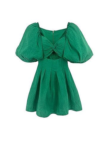 Maje Dusk Knot Puff Sleeve Casual Dress (view 1)