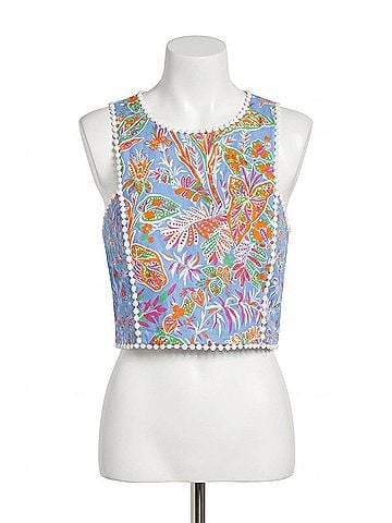 Gretchen Scott Designs Sexy Summer Top in Periwinkle (view 1)