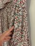Mirth Floral Pink Ivory Casual Dress Size S - photo 6