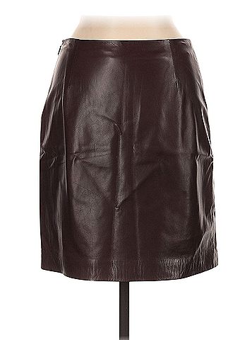 Ralph Lauren Collection Leather Skirt (view 2)