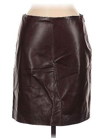 Ralph Lauren Collection Leather Skirt (view 1)