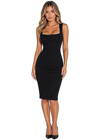 TA3 Squarey Pencil Dress Cocktail Dress (view 1)