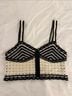 Jason Wu Graphic Black White Tank Top Size 6 - photo 3