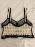 Jason Wu Graphic Black White Tank Top Size 6 - photo 6