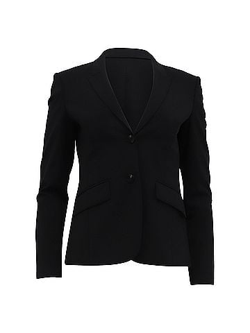 HUGO BOSS Boss Single-Breasted Blazer in Black Wool (view 1)
